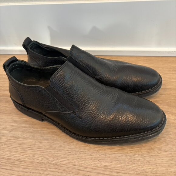 Tommy Bahama Grovewin Slip On Calf Leather Loafers Black 12 - Picture 1 of 9